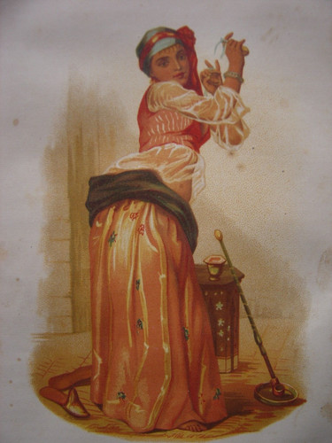 Chromolithographie almée - chromolithographie,