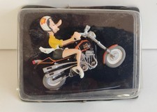 Figurine moto en résine Joe