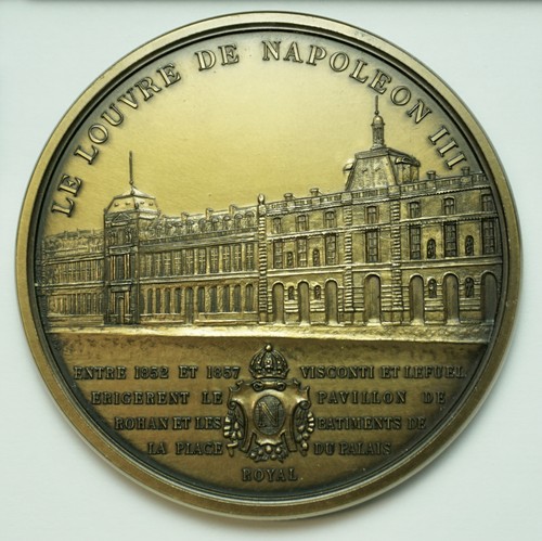 Médaille louvre de - le,