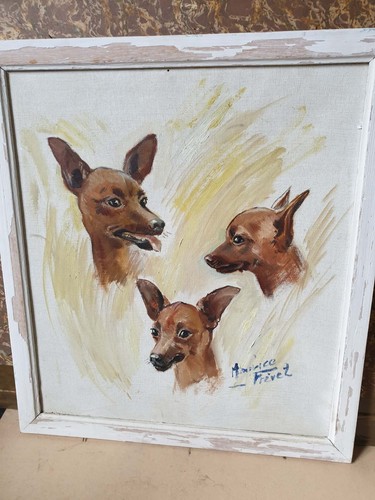 Tableau ancien maurice fievet - tableau,
