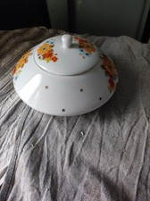 sucrier limoges France vintage 60s/70s - décor floral marguerites