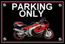 plaque " PARKING ONLY KAWASAKI