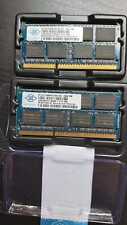 4GB: 2xNANYA 2GB 2Rx8 PC3-8500S-7-10-F0 (NT2GC64B8HA1NH-BE)