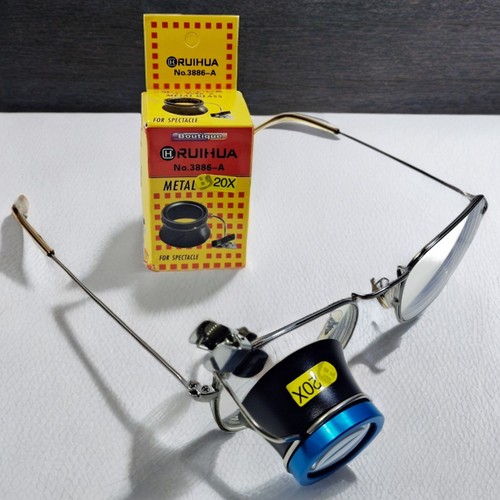Loupe horloger 20x - loupe, clip