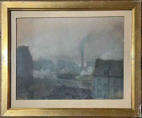 Tableau pastel sec sur papier - sec,