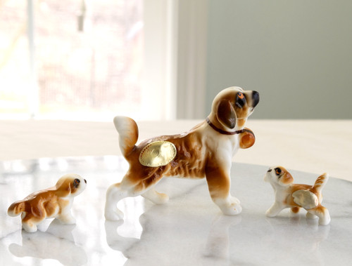 Vintage saint bernard dog and - saint,