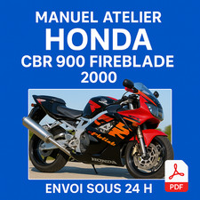 Manuel Atelier Honda CBR 900 Fireblade 2000 Revue Technique Moto RMT CD PDF