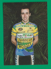 CYCLISME carte cycliste STEFANO BREME équipe Selle ITALIA EUROCAR MOSOCA Signée