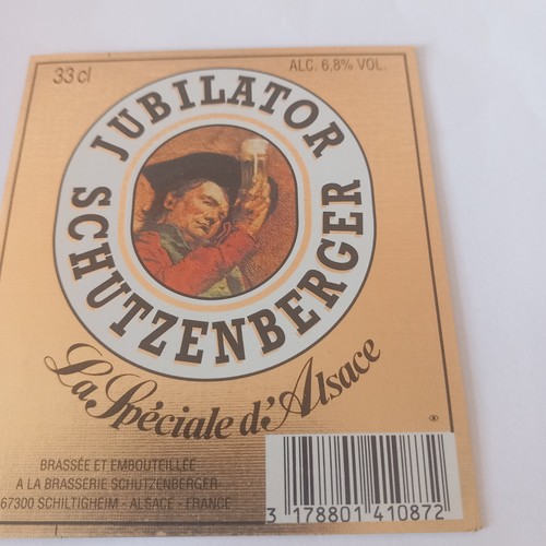 étiquette bière jubilator - bière,
