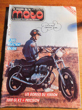 MOTO 10 1984 SPECIAL 1200 ELECTRA GLIDE HONDA GOLDWING 1100 DX350 MOTOBECANE L4C