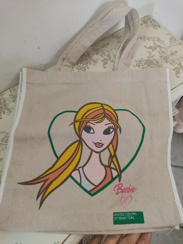 Sac toile barbie benetton - sac,