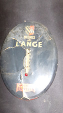 Rare ancien glacoide thermometre  bière brasserie de l'ange PAUL KLOTZ Erstein
