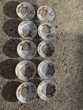 10 assiettes anciennes terre