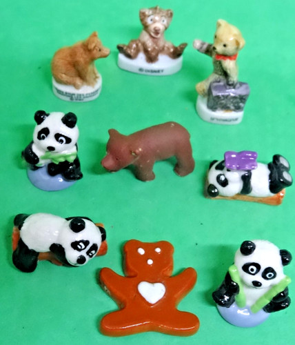 Lot fèves ours ourson - 9,