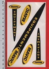 MAVIC EQUIPEMENT / CYCLISME VELO VTT BMX - PLANCHE 5 AUTOCOLLANTS   