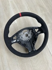 Volant BMW M Alcantara Bague Rouge SMG M3 E46 Palettes 32342282222 2282222