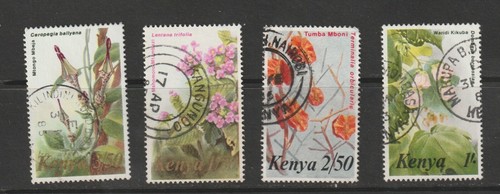 Timbres kenya fleurs - timbres,