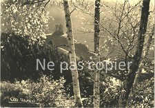 ALLEUZE vers 1955 le château photo 10 x 14 cm par Albert MONIER  Cantal