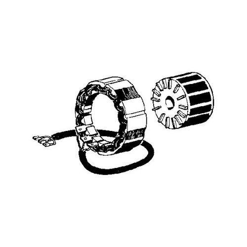 Stator bobine alternateur - alternateur, 12v