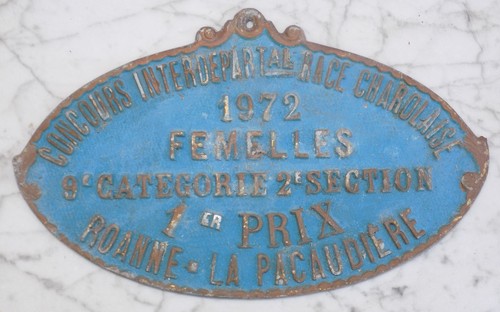 Plaque concours agricole - plaque,