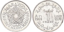 Maroc 1 Franc Empire Cherifien