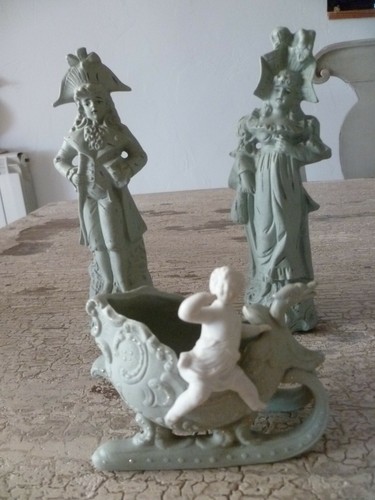 Ancien biscuit couple - biscuit,