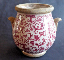 jarre cache pot émaillé