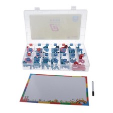 1 Paquet de Pâte de Lettres Magnétiques avec Tableau Jouets pour Enfants