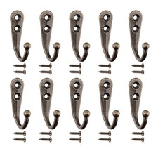 10 x hameçons de manteau