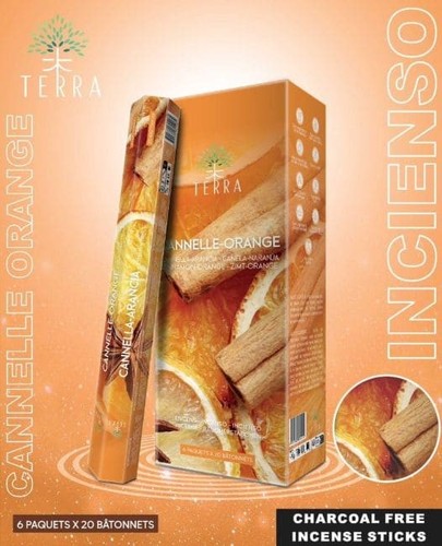 Encens cannelle orange terra - encens,