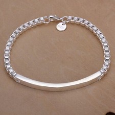 Bracelet identité plaqué