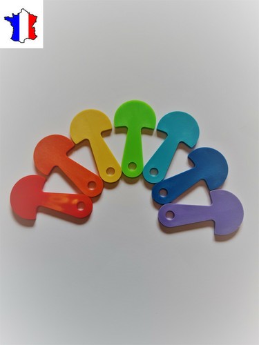Porte cle jeton - porte,