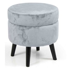 Pouf conteneur tabouret coffre