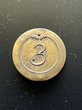 Bouton D’Officier du 3 Regiment Infanterie de Ligne, 1er Empire, Napoleon I, GM