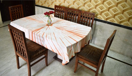Indien table tissu shibori lin - indien,