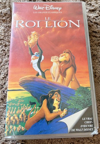 Vhs roi lion disney 1995 - vhs,