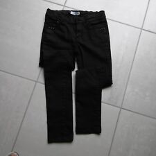 PANTALON "OKAIDI" JEAN NOIR / SKINNY 14 ANS / CLOUS BORD DES POCHE / COMME NEUF