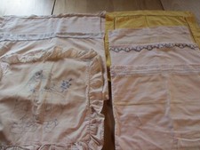 Taie housse d'oreiller d'enfant dentelle volant jour, lot de 7