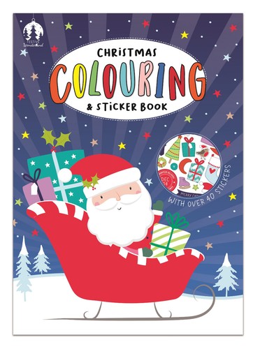 Noël sticker colorer livre - &,