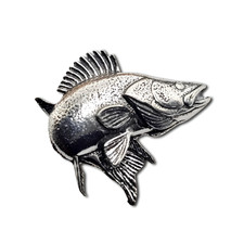 Badge épingle sandre étain