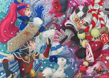 Affiche en tissu Shiren the