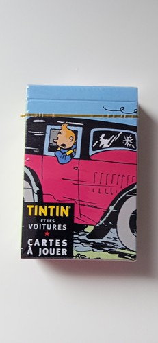Cartes jouer tintin - jouer,