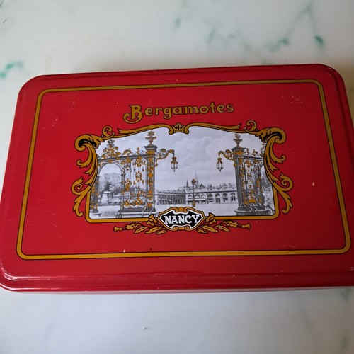 Boite tole bergamotes nancy - boite,