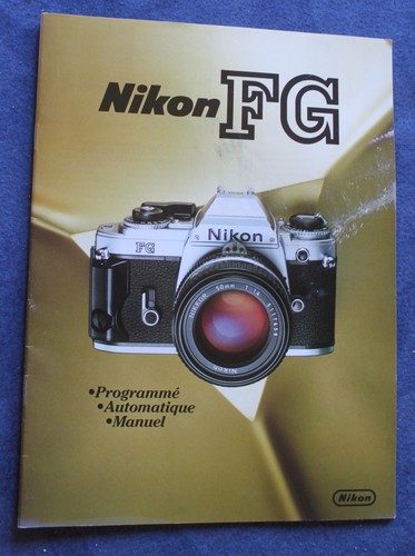 Nikon brochure - nikon, fg