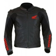 VESTE DE COURSE EN CUIR NOIR