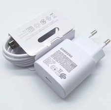 CHARGEUR SAMSUNG 25W RAPIDE 100% ORIGINAL + CABLE TYPE C TO USB C