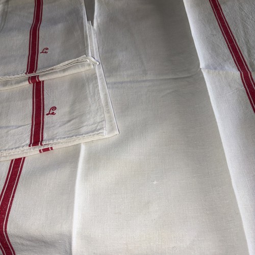 Lot anciens torchons métis - lot,