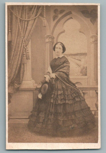 Cdv superbe photo 1860 femme - cdv,