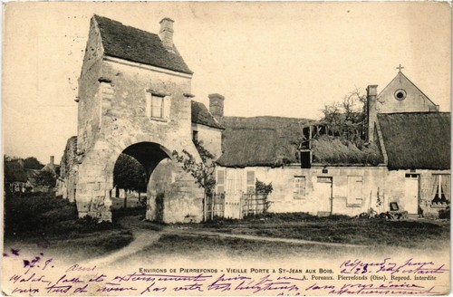 Cpa vieille porte - porte, jean