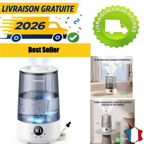 Humidificateur air 6 l - d'air,